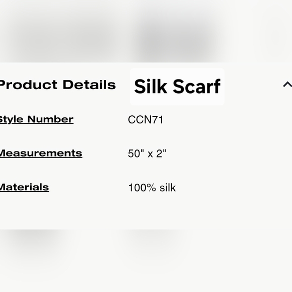 NWT Coach Bundle of Signature Silk Skinny Scarf and Large Pebbled Leather Coach - Picture 9 of 9